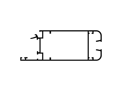 Hoja puerta de abrir reforzada para V.S.

